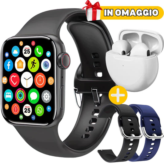 ChronosWatch GT10 + 2 Cinturini + Cuffie Wireless IN OMAGGIO🎁